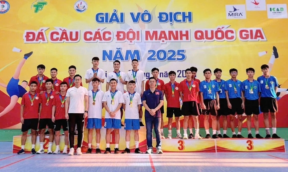 Bắc Ninh giành 4 huy chương tại Giải vô địch đá cầu các đội mạnh quốc gia năm 2025
